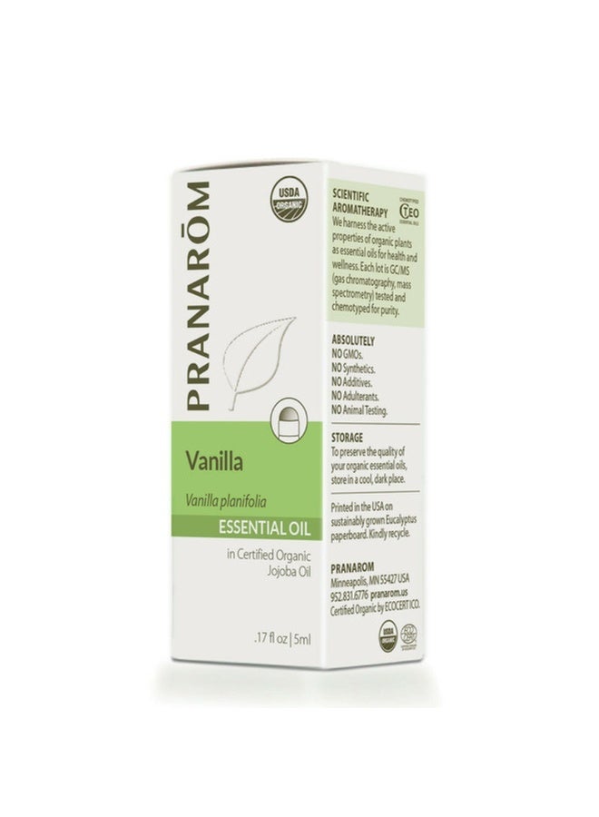 PRANAROM Pranarôm Organic Vanilla Essential Oil 5 ml - Image 2